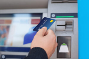 Using card with ATM